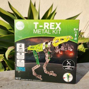 NEW T-REX Dinosaur Science Squad Metal Building Kit 171 Pieces Engineering